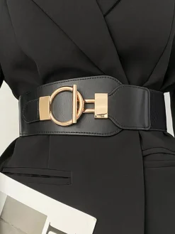 Online Metal Lariat Elastic Wide Belt Belts & Chain|Accessories