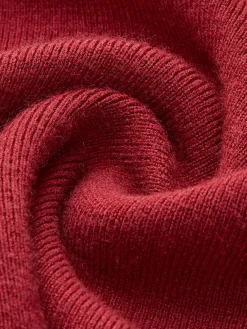 Online Metal-Detail Bell Sleeve Sweater Short Dress Knitwear|Dresses