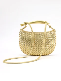 Hot Metallic Woven Bag Bags|Accessories