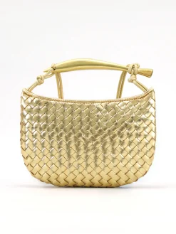 Hot Metallic Woven Bag Bags|Accessories