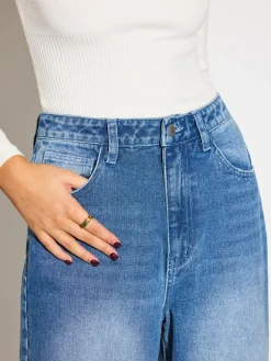 Best Mid-Waist Denim Jeans Denim|Bottoms