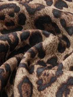 Mid-Waist Leopard Printed Skirt Bottoms