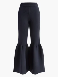 Best Mid-Waist Ruffle Sweater Pants Knitwear|Bottoms