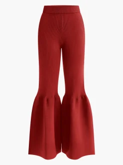 Best Mid-Waist Ruffle Sweater Pants Knitwear|Bottoms