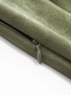 Mid-Waist Suede Pleated Hip-Covering Skirt Bottoms