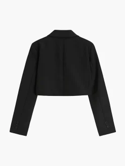 Mind My Business Crop Blazer Outerwear|Blazers