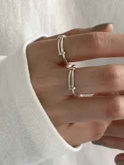 Outlet Minimalism Adjustable Ring Rings & Bracelets|Accessories