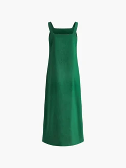 Outlet Minimalism Cotton Cami Long Dress Casual Dresses|Vacation Dresses