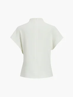 Discount Minimalism Short Sleeve Top T-shirts|Tops