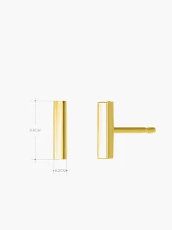 Hot Minimalist Bar Stud Earrings Earrings|Accessories