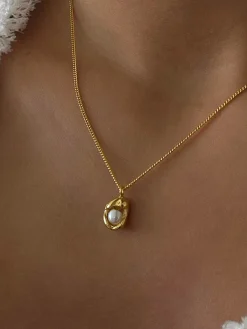 Best Minimalist Baroque Pearl Pendant Necklace Necklaces|Accessories