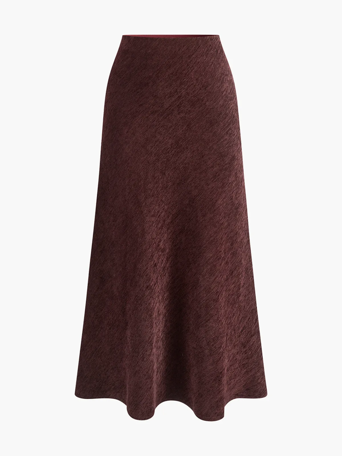 Sale Minimalist Corduroy Draped Skirt Skirts|Bottoms