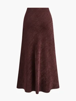 Sale Minimalist Corduroy Draped Skirt Skirts|Bottoms
