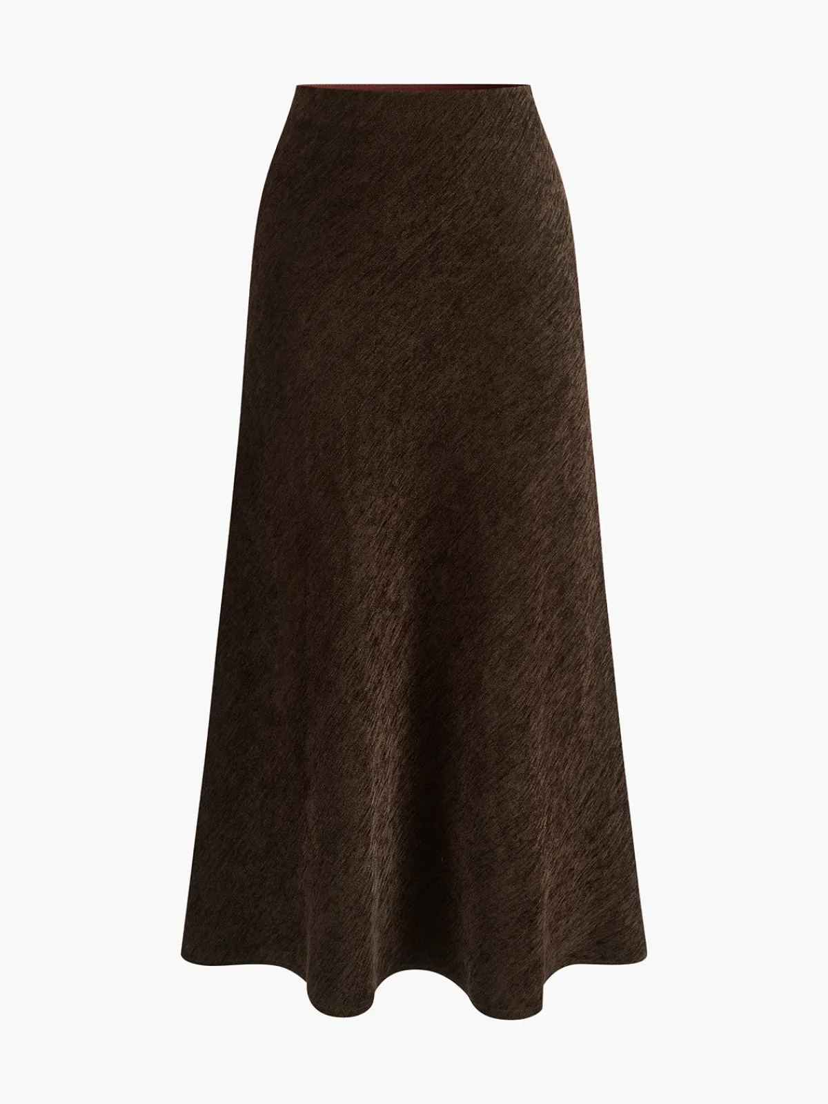 Sale Minimalist Corduroy Draped Skirt Skirts|Bottoms