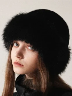 Online Minimalist Fuzzy Bucket Hat Hair Claws & Hats|Accessories