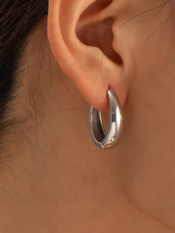 Outlet Minimalist Huggie Hoop Earrings Earrings|Accessories