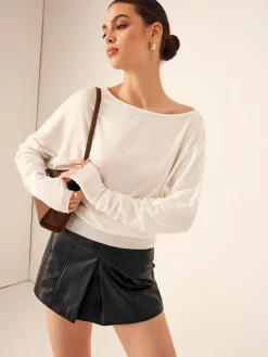 Best Minimalist Jersey Blouse Blouses & Shirts|Tops