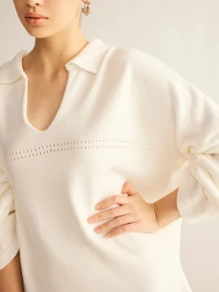 Outlet Minimalist Knit Midi Skirt Set Skirt Sets|Long Sleeve Sets