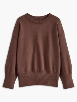 Hot Minimalist Plain Shift Sweater Sweater Tops|Sweaters & Cardigans