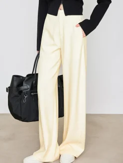 Hot Minimalist Pockets Draped Pants Pants|Bottoms