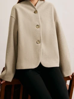 Discount Minimalist Regular Fit Button Cardigan Cardigans|Outerwear