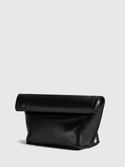 Clearance Minimalist Rolled Edge Envelope Clutch Bag Bags|Accessories