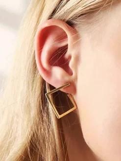 Hot Minimalist Square Drop Earrings Earrings|Accessories