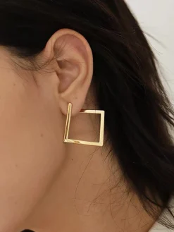 Hot Minimalist Square Drop Earrings Earrings|Accessories