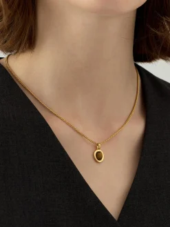 Hot Minimalist Tiger Eye Pendant Necklace Necklaces|Accessories
