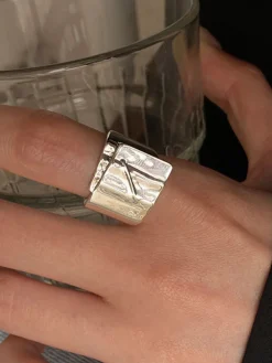 Outlet Minimalist Tunnel Open Ring Rings & Bracelets|Accessories