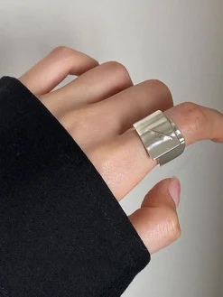Outlet Minimalist Tunnel Open Ring Rings & Bracelets|Accessories