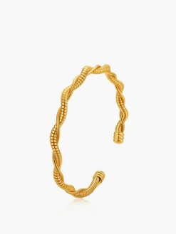 Discount Minimalist Twist Open Bracelet Rings & Bracelets|Accessories
