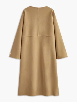 Outlet Minimalist Wool Long Coat Outerwear|Coats