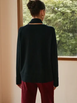 Sale Minimalist Wool-Blend Scarf Sweater Sweater Tops|Sweaters & Cardigans