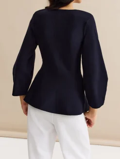 Sale Minimalist Wrap Cardigan With Belt Cardigans|Sweaters & Cardigans
