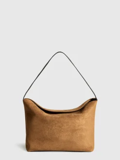 Hot Minimalist Zipper Pillow Shoulder Bag Bags|Accessories