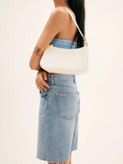 Online Minimalist Zipper Up Shoulder Bag Bags|Accessories