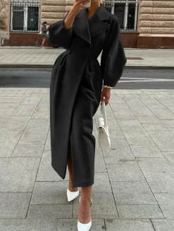 Hot Miss Paris Trench Coat Outerwear|Coats