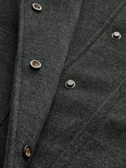 Online Mock Neck Button Short Jacket Outerwear|Tops