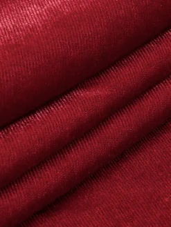 New Mock Neck Knotted Velvet Dress Cocktail & Party Dresses|Long Dresses