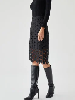 Sale Multi Hexagon Layered Midi Skirt Skirts|Bottoms