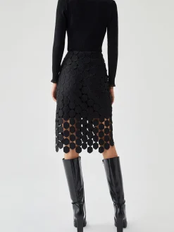 Sale Multi Hexagon Layered Midi Skirt Skirts|Bottoms
