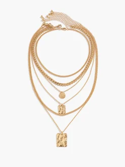 Online Multi Strand Layered Necklace Necklaces|Accessories