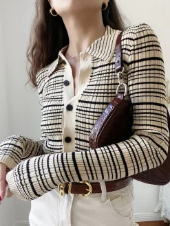 Online Musical Notation Knit Top Sweater Tops|Sweaters & Cardigans