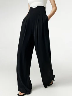New Notch Wide Leg Dress Pants Wide Leg|Pants