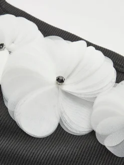 New Off-Shoulder Floral Decor T-Shirt Tops