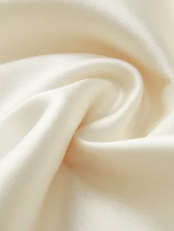 Discount Off-Shoulder Satin Blouse Tops