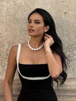 Hot Acrylic Bead Necklace Necklaces|Accessories