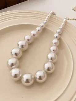 Hot Acrylic Bead Necklace Necklaces|Accessories