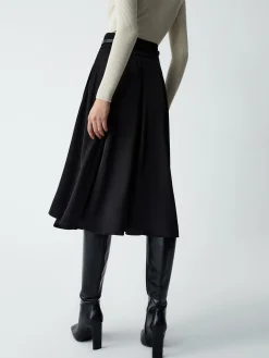 Sale Old Money Aesthetics Belted Skirt Skirts|Bottoms